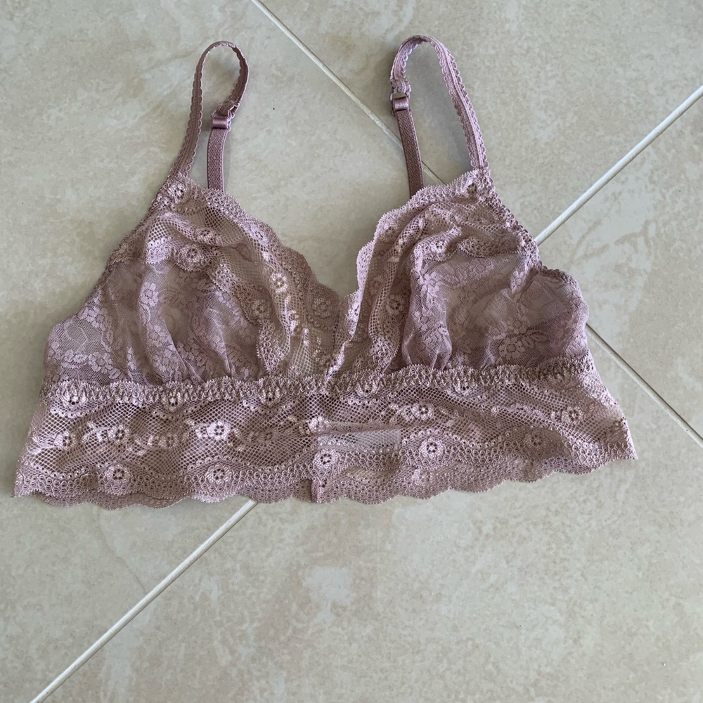 Lace Bralette in Mauve